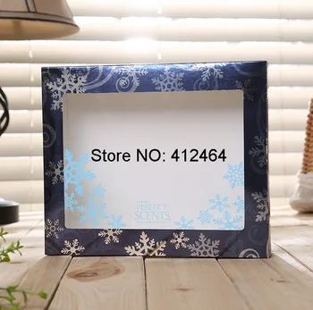 

Custom Logo Gift Box Folding Packing Full Color Print with Clear Window ---PX10963