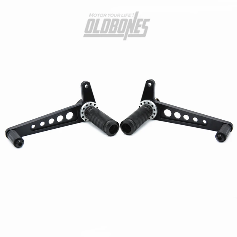 Кафе Racer Rearsets задние наборы подставки для ног для Suzuki классический на заказ для YAMAHA Bobber Универсальный мотоцикл подножки