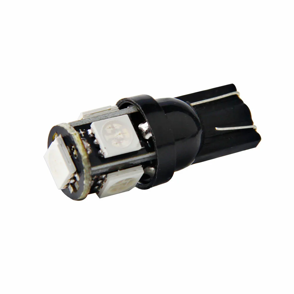 Kongyide автомобильный светильник 1 шт 5 SMD T10 0,5 Вт высокой мощности Яркость автомобильной лампы Светодиодные Автомобильные readiing светильник Интерьер вафли 5 сторона 3 чипа 5050
