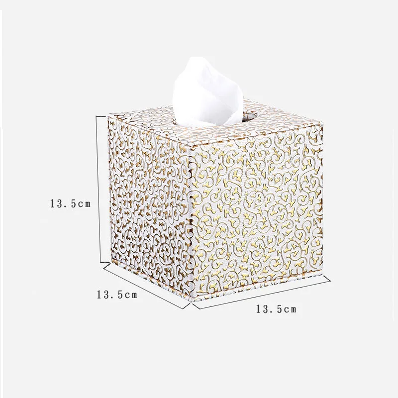 European Wooden Tissue Box Dining Table Napkin Holder Living Room Decorative Tissues Organizer Home Decoration Napkins Boxes 5