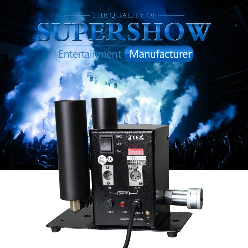 

Двухтрубная CO2 Jet Machine DMX с 6 м шлангом, Двухтрубная сцена CO2 Jet, колонка дымовой пулемет DJ, сценический эффект, ночной клуб