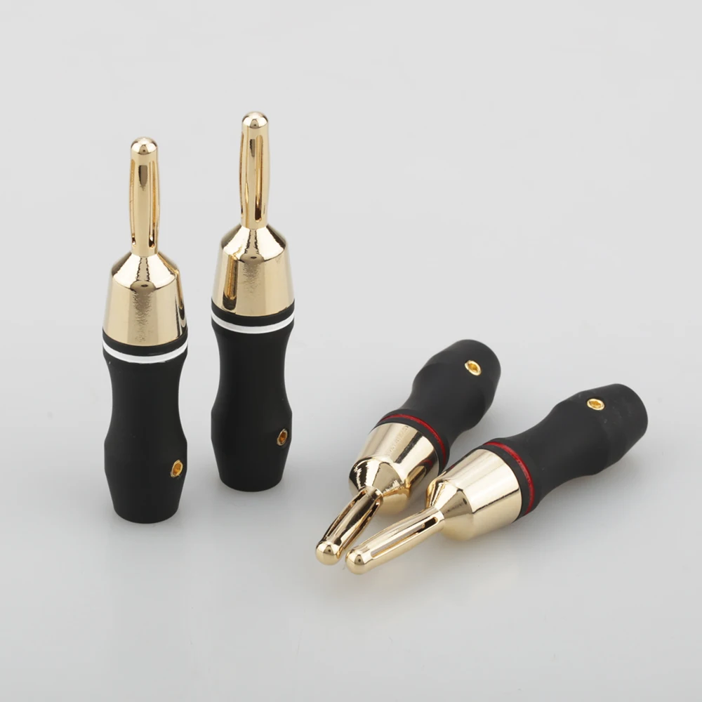8xAudiocrast BL002 Позолоченный разъем типа банан HiFi Высокое качество кабель динамика