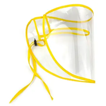 

Adjustable Protective Anti Droplet Dust-proof Full Face Covering Visor Shield Transparent Dust-proof Anti-droplet Facial Cover