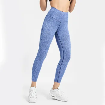 SALSPOR Women's Sexy Seamless Leggings Mid Waist Hips Push Up Printed fitness Legging Female Work Out Slim Leggins Solid Feminin 6