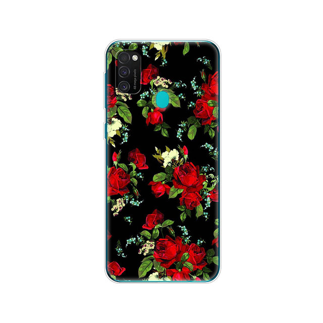 Samsung M21 Case 6.4" Soft Silicon Tpu Cover For Samsung Galaxy M21 M 21 SM-M215FZGUSER m215 Phone Back Shell Bumper Funda