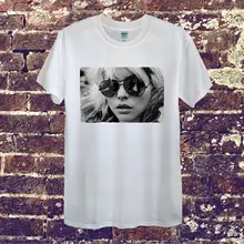 Camiseta de diseño Vintage de estrella Blondie para hombre y mujer Unisex Sexy americana