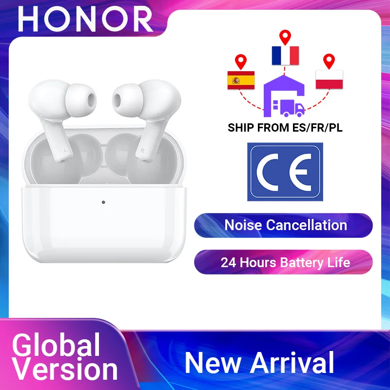 Global Version Honor Choice True Wireless Earbuds Wireless Bluetooth Earphone Dual-microphone Noise Reduction Bluetooth 5.0