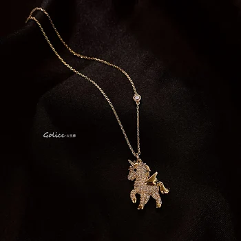 

DI-139 Original designer Necklace women's new collarbone chain fashion in 2020 Korea sexy jewelry temperament Pendant