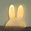 Rabbit Led Night Light Modern USB Desk Lamp for Children's Kid Room Light Christmas Gift 5W Cute Night Lamp Home Deco Luminaire 3