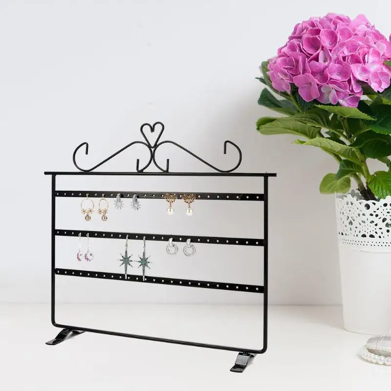  72 Holes Iron Metal Earing/Necklace/Ear Studs Jewelry Display Holder Household/Jewelry Ornament Rac