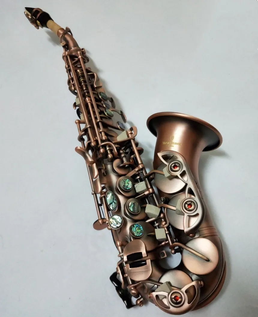 

Japan S-991 High-quality New curved Soprano Saxophone instrument Bb music Soprano Saxophone Professional With Case