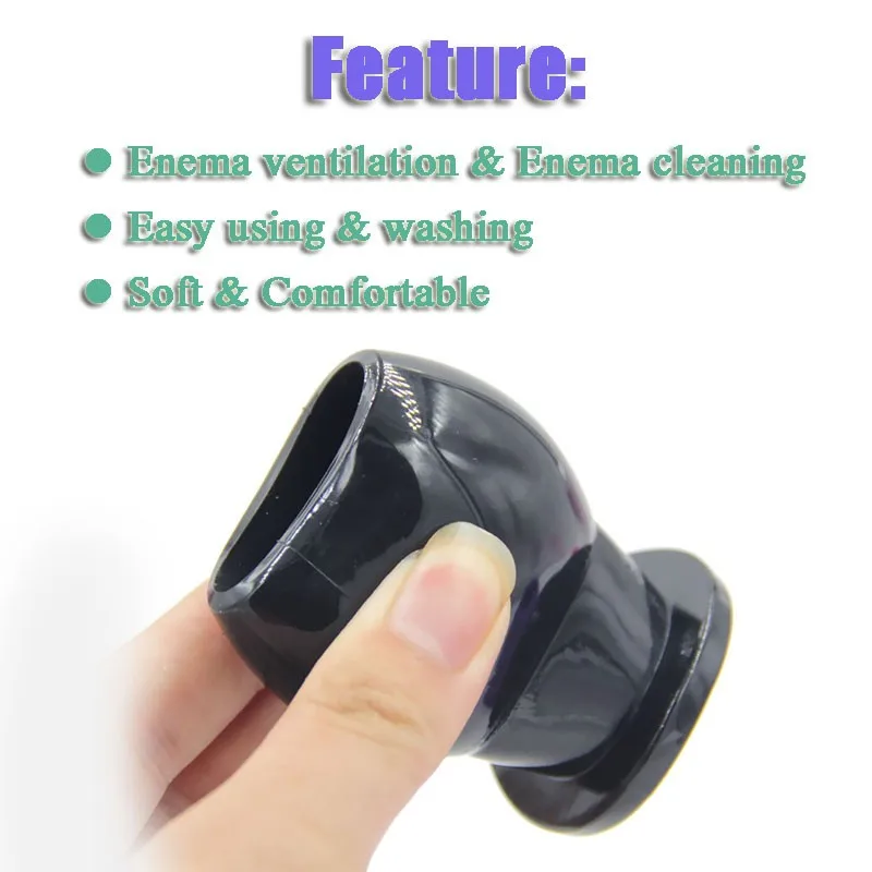 Enema Anal Dilator Hollow Anal Plug Douche Extender Sex Toys For Gay Butt Plug Peep Vagina and Aual Erotic Intimate Goods