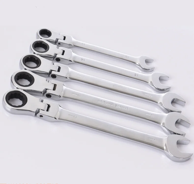 Гаечный ключ комбинированный гаечный с поворотной головкой 6 мм 7 8 10 11 12 13 14 15 16 17