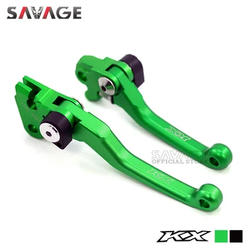 

KX logo For KAWASAKI KX65/KX85/KX125/KX250/KX250F/KX450F CNC Pivot Brake Clutch Lever Motorcycle Accessories Dirt Bike 65 85 125
