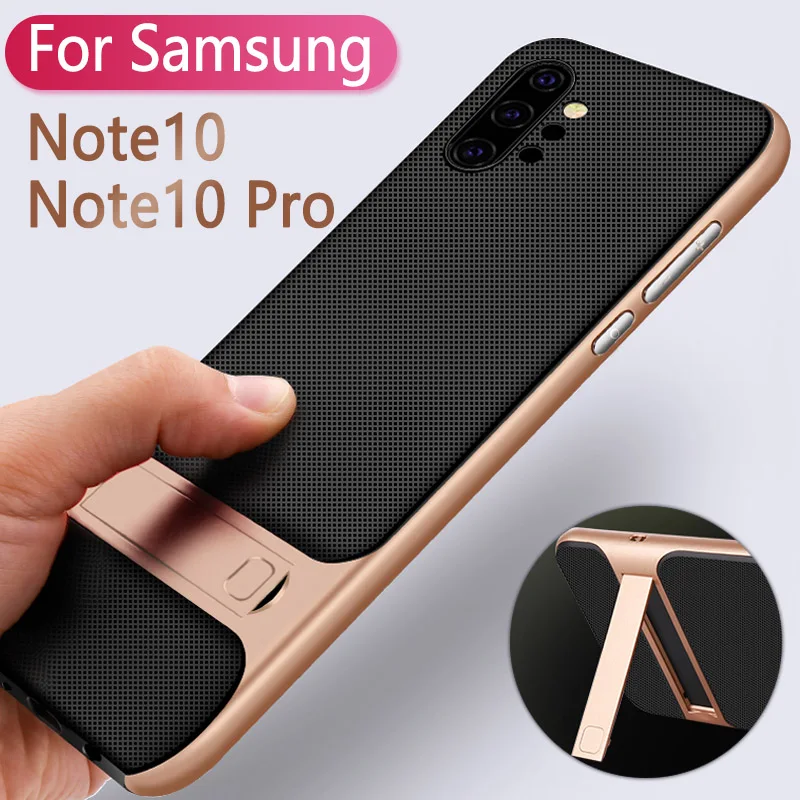 

Note10 Pro Protective Case On For Samsung Galaxy Note 10 Plus Phone Cover 10note 10plus 10pro Slim Kickstand Bumper Best Funda