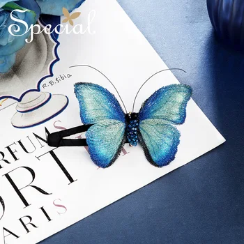 

Special Sen series fashionable handmade antiskid clip headdress hairpin edge clip BB clip female Bangle Della's Butterfly