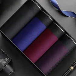 4 Pcs/Lot Male Panties Cotton Men's Underwear Boxers Breathable Sexy Man Boxer Solid Underpants Comfortable Large Size Shorts