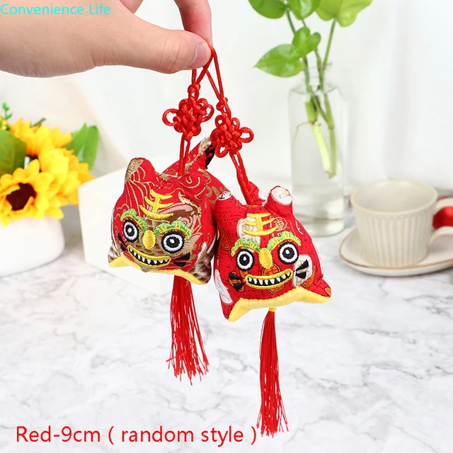 16 styles 2022 Year Of The Tiger Chinese New Year  Zodiac Plush Tiger Toys Pendant Random gifts for guests Tiger Mascot 7
