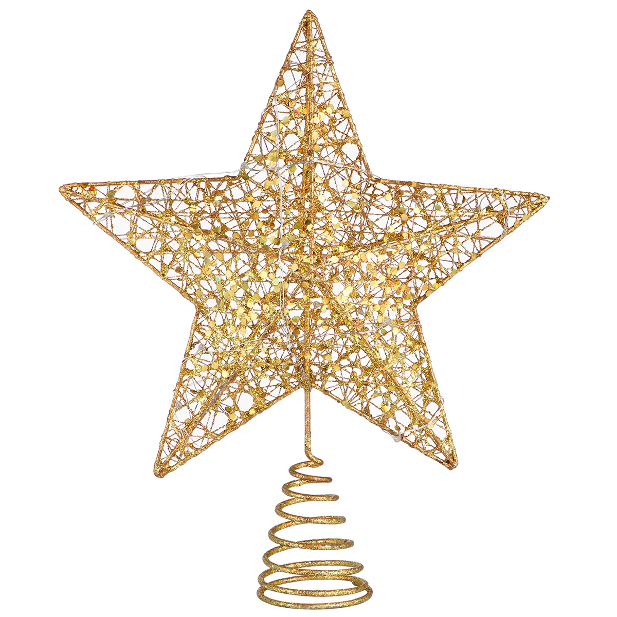 25x30 см с порошковым покрытием красочное освещение рождественнской елки Топпер Рождественский Декор Treetop Star Treetop свет для вечерние дома A30