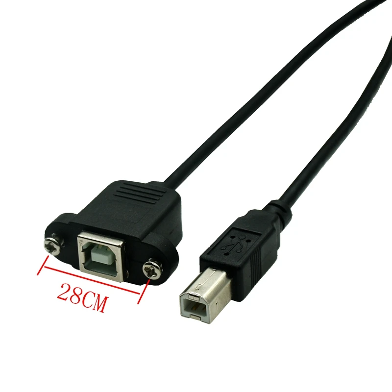 Mini Micro USB Maschio a USB B Jack Femmina Presa Cavo per montaggio a pannello stampante USB 2.0 3.0 Cavo di prolunga micro mini USB  7