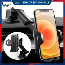 Universal Phone Holder for Car Truck Drivers  Upgraded Adjustable Handsfree Stand Dash  Windshield Air Vent Mobile Phone Mount S