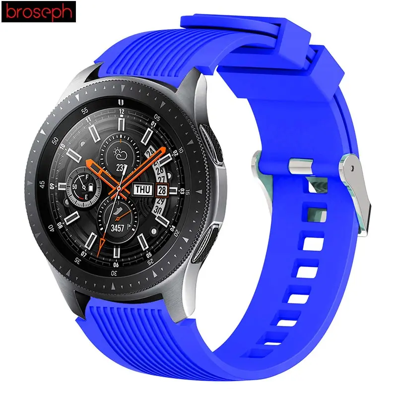 20 мм ремешки для часов samsung galaxy Watch мягкий силиконовый ремень Смарт-часы спортивный браслет на запястье аксессуары для часов