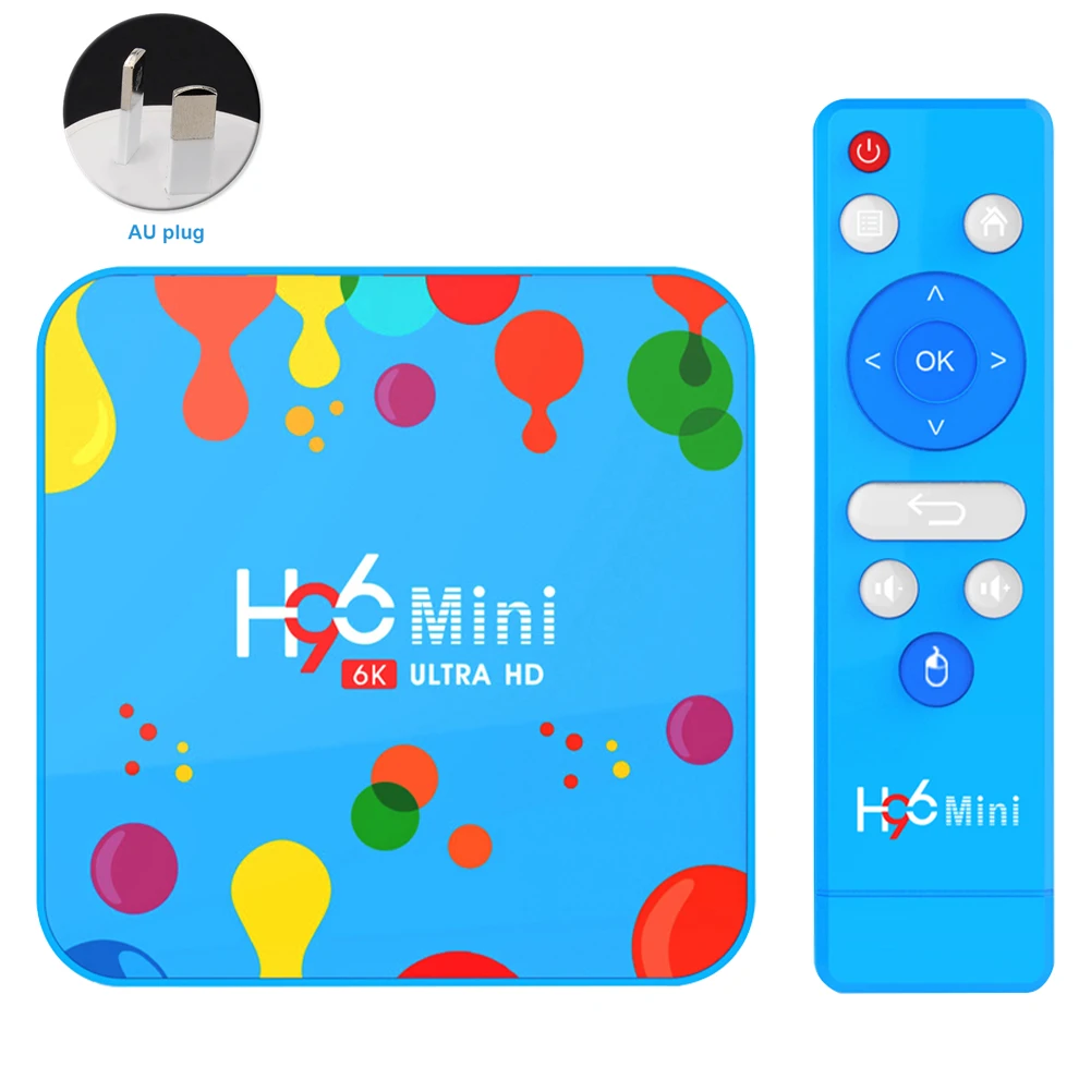 

Quad Core HDMI DDR3 Set Top Mini Media Player Smart HD 6K Output Multi-language TV Box 2.4GHz 4GB 32GB/128GB For Android 9.0