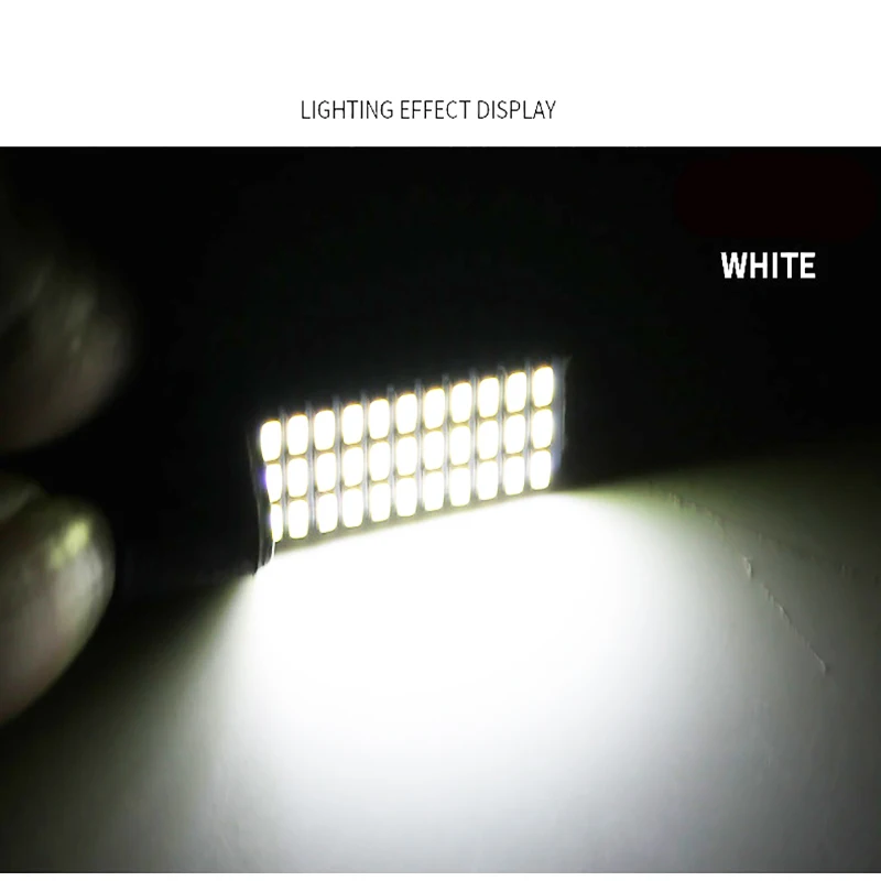Из 2 предметов T10 192 194 168 W5W светодиодный лампы 33 SMD 3014 автомобильные задние фары купол LampLicense плиты света DC 12V CAN-шина COB ошибок