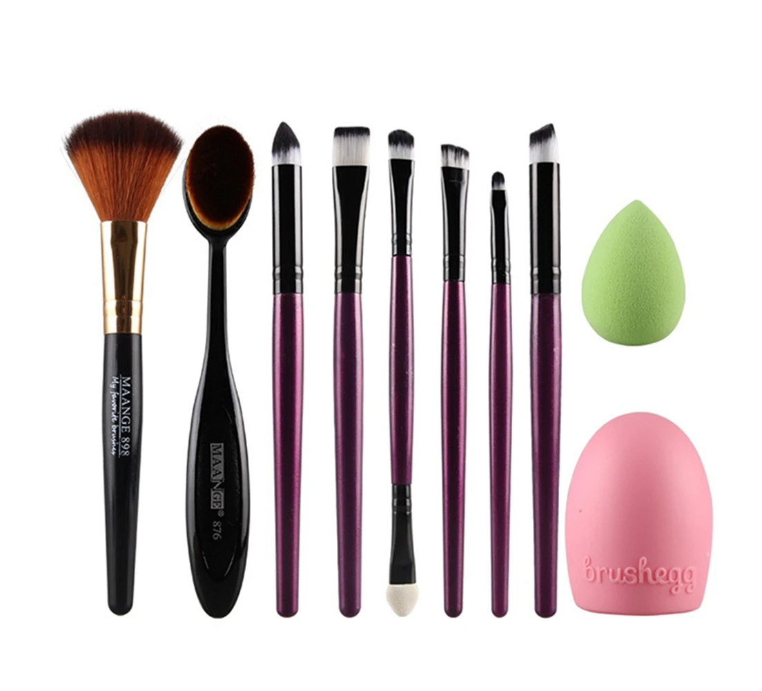 кисточка спонж. набор кистей-спонж, 5 штук. кисти для макияжа спонж для макияжа. Manly pro k63. детские кисти для макияжа.