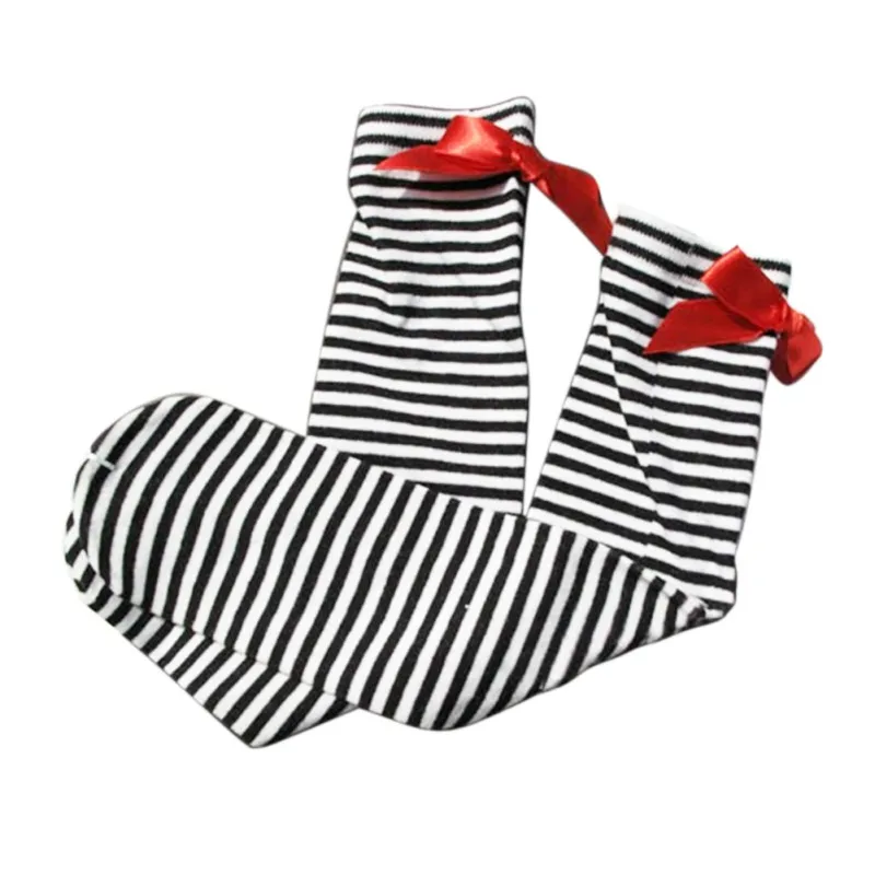 

Autumn Winter Kids Girls Socks Cotton Baby Socks Bow Baby Girl Socks Newborn Knee High Long Girls Socks 3-12Y