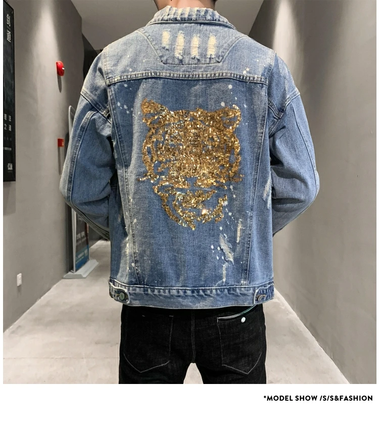 punk jean jacket