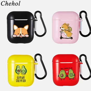 

Cute Avocado Headphone Protection Case for Apple Airpods Pro 1 2 Soft Silicone Bluetooth Wireless Earphones Cases Headset Covers