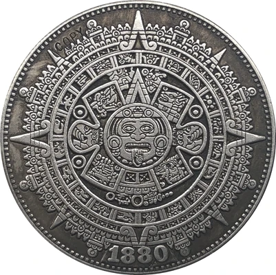 Hobo никелевая монета 1880-O США Morgan Dollar копия типа 139 | Дом и сад