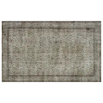 

Handmade Gray Vintage Overdyed Turkish Area Rug 174x290 Cm-5'9''X9'6''