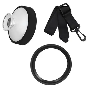 

3pcs/set Tenor Saxophone Sordine + Mute Ring + Saxophone Neck Strap Accessories Midrange Neck Band Saxophone Kits