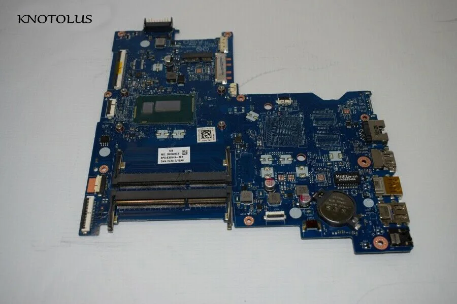 

High quality LA-C701P AHL50 ABL52 For HP 15-AC Motherboard 839543-601 839543-001 839543-501 Laptop Motherboard i5-4210U DDR3L