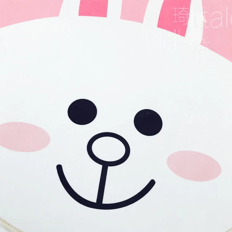 Эксклюзивный тепловой взрыв Южная Корея linefriend коричневый медведь ni кролик мультфильм круг Противоскользящий домашний коврик