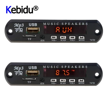 

MP3 Player DC 5V 12V Micro USB FM AUX 3.5MM TF Radio MP3 Decoder Audio Board For Car Remote Music Speaker MP3 Module
