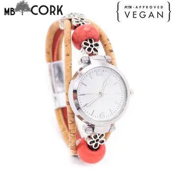 

Handmade cork watch for women WA-141