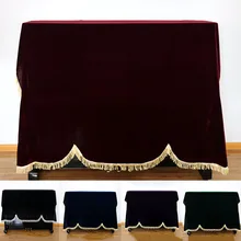 Home Texile Толстая крышка табурета 1 шт. аксессуары для фортепиано золото бархат ткань крышка пианино пыленепроницаемый Pleuche
