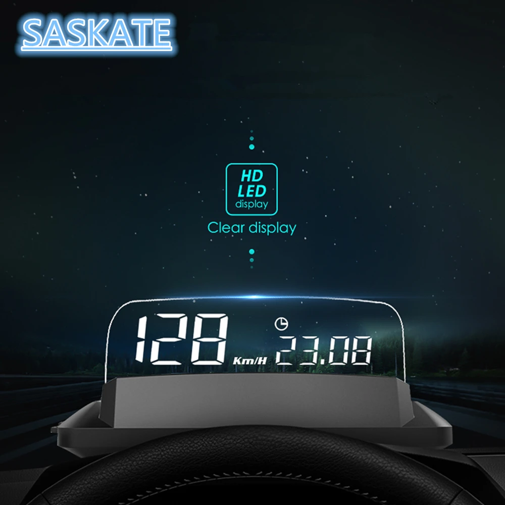 L3 OBD2 HUD Head Up Display Car HUD Displays Speedometer Alarm