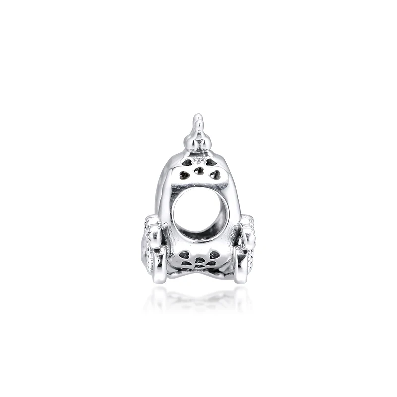 Online Perlen Für Schmuck Machen Poliert Crown O Wagen Charme Passt Sterling Silber Charms Armband   Armreif Mode Weibliche DIY Perlen