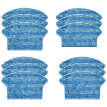 

12PC Washable Mop Cloth Rags for Midea I2 Vcr03 Vacuum Cleaner Mopping Pad Cleaning Spare Parts Accessories