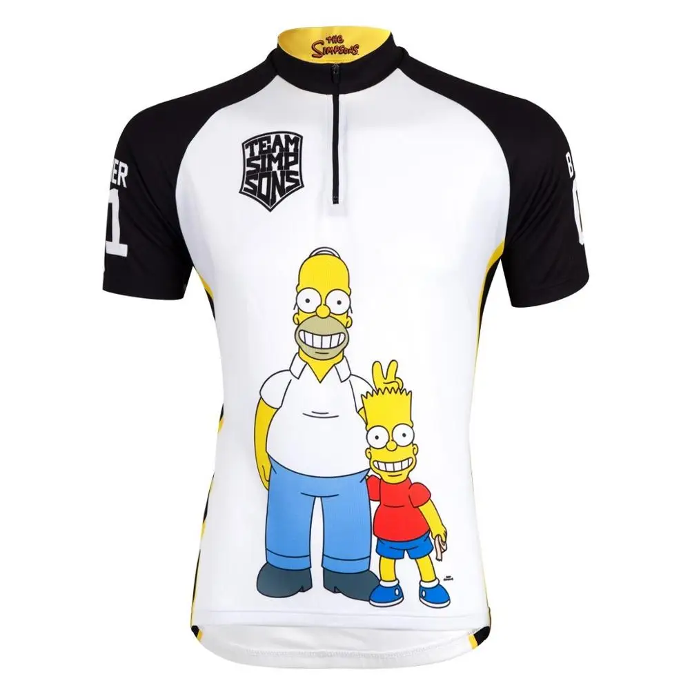 4 SIMPSONS велосипедная одежда Pro team велосипедная майка мужская летняя рубашка для шоссейного велосипеда качественная велосипедная верхняя одежда ropa ciclismo hombre - Цвет: 4