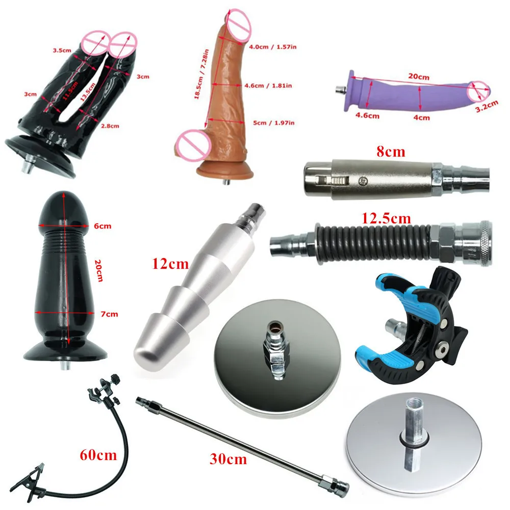 T01 T02 T06 A5 Sex Machine Attachments Erotic Accessories VAC-U-Lock Big Dildos Suction Cup Extend Rod Sex Toys for Women Men 18