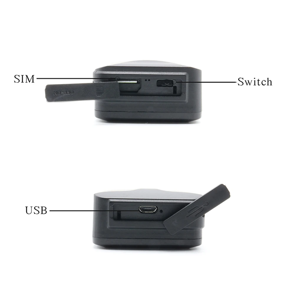 Автомобильный gps локатор, анти-потеря, Мини, водонепроницаемый, USB, перезаряжаемый, в режиме реального времени, портативный, система мониторинга, устройство, запись