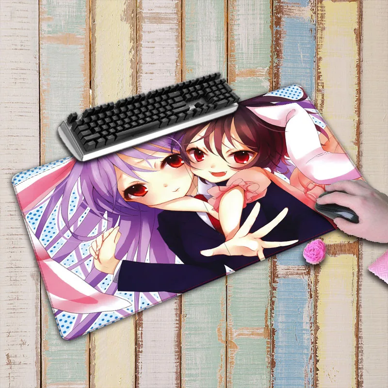 Gaming Mouse Pad Gamer Two Girl Anime 300x800X2MM Large Mousepad Notbook Keyboard Computer Mouse Ma
