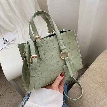 

Luxury Female Lrregular Pattern Designer Handbags Fashion Leather High Quality Two Styles Shoulder Tote 2020 Women Crossbody Bag