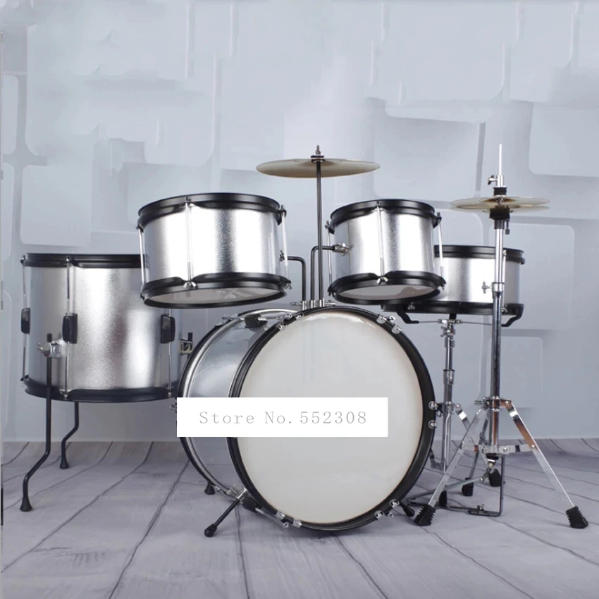 RT-500 Kids Musical Percussion Instruments Toys Five Drums Children Beginners Jazz Drum/Drum Kit Set Musical Toy for Children