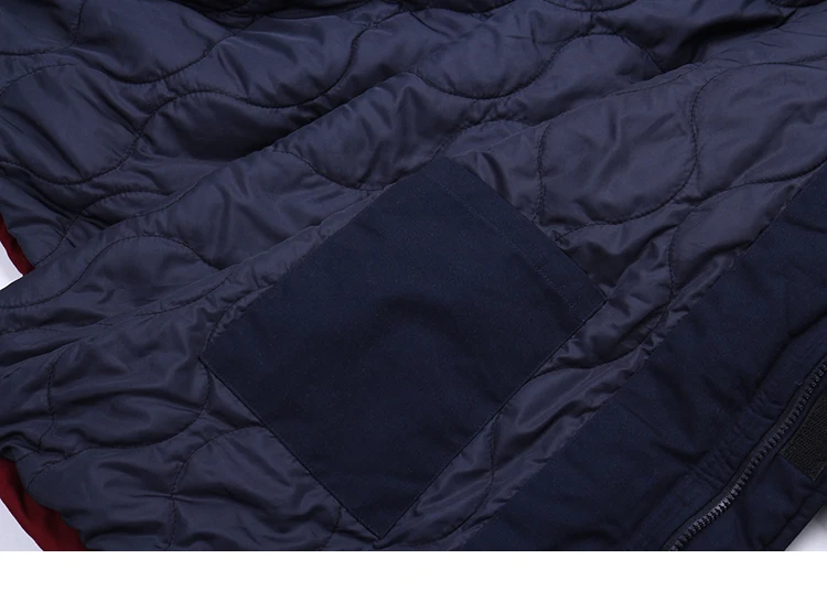 Men Hooded Jacket Parka Retro Color Block Windbreaker Autumn Winter Hip Hop Streetwear Coat Trench Harajuku Outwear Cotton